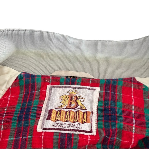 Vintage Baracuta by Van Heusen Harrington Jacket Beige Size 42 M Taiwan Preppy - Picture 8 of 12